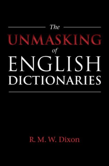 Unmasking of English Dictionaries, PDF eBook