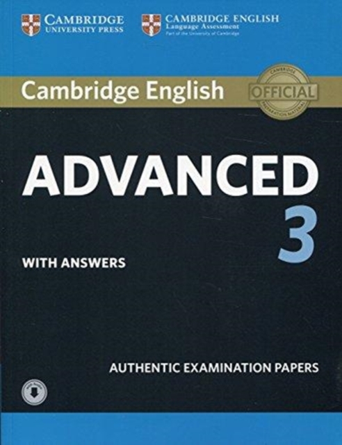 Cambridge English Advanced 3 Student's Book with Answers with Audio, Multiple-component retail product Book