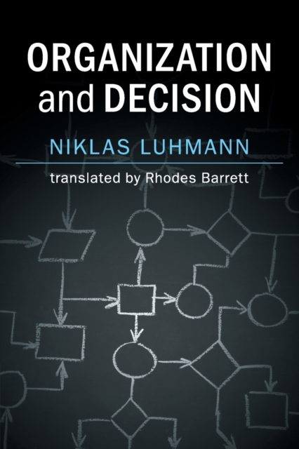 Organization and Decision, Paperback / softback Book