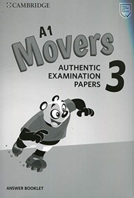 A1 Movers 3 Answer Booklet : Authentic Examination Papers, Paperback / softback Book