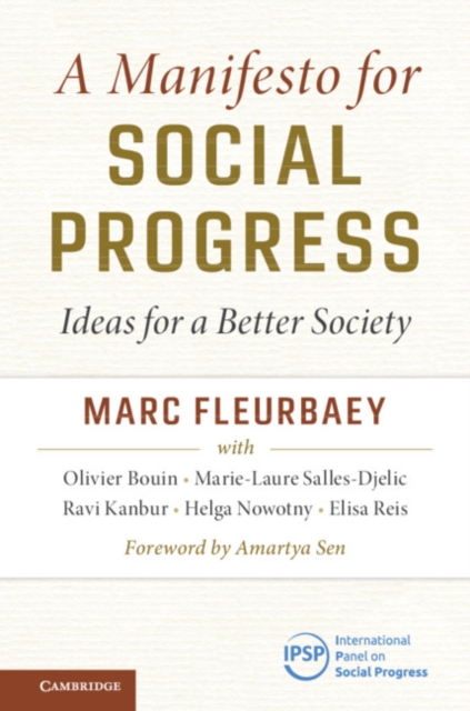 A Manifesto for Social Progress : Ideas for a Better Society, EPUB eBook