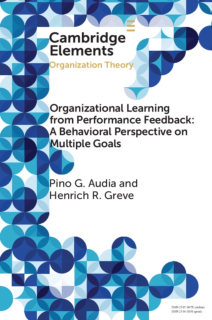 Organizational Learning from Performance Feedback: A Behavioral Perspective on Multiple Goals : A Multiple Goals Perspective, EPUB eBook