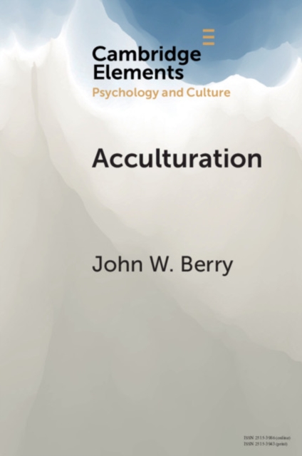Acculturation : A Personal Journey across Cultures, EPUB eBook