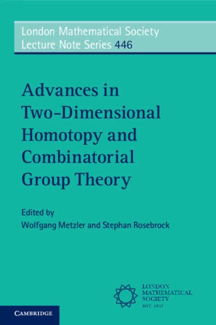 Advances in Two-Dimensional Homotopy and Combinatorial Group Theory, EPUB eBook
