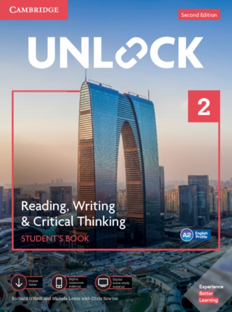Unlock Level 2 Reading, Writing, & Critical Thinking Student's Book, Mob App and Online Workbook w/ Downloadable Video, Mixed media product Book