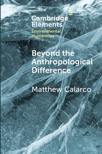 Beyond the Anthropological Difference, Paperback / softback Book