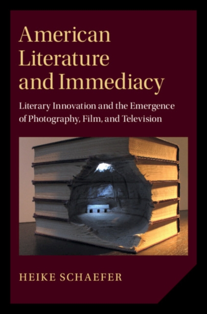American Literature and Immediacy : Literary Innovation and the Emergence of Photography, Film, and Television, PDF eBook