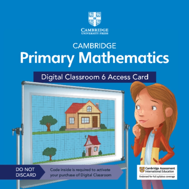 Cambridge Primary Mathematics Digital Classroom 6 Access Card (1 Year Site Licence), Digital product license key Book