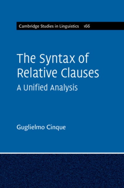 Syntax of Relative Clauses : A Unified Analysis, EPUB eBook
