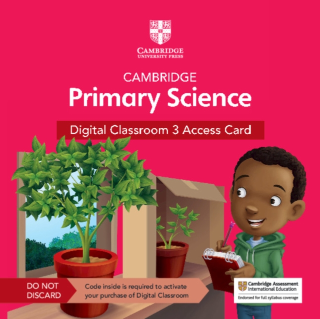 Cambridge Primary Science Digital Classroom 3 Access Card (1 Year Site Licence), Digital product license key Book