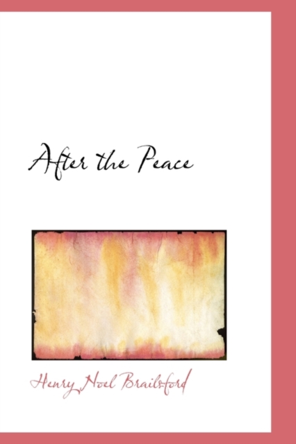 After the Peace, Paperback / softback Book