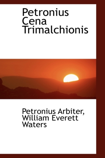 Petronius Cena Trimalchionis, Paperback / softback Book