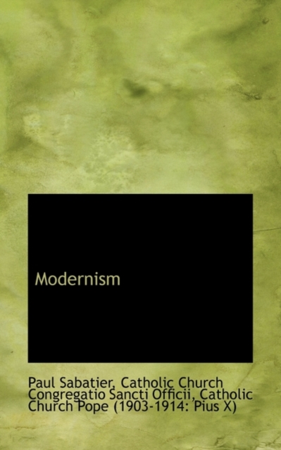 Modernism, Paperback / softback Book