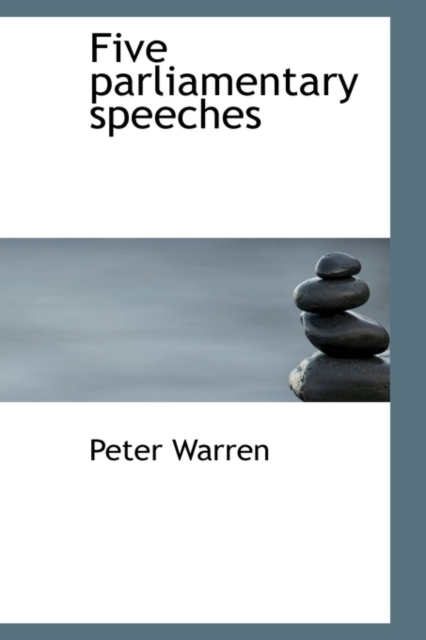 Five Parliamentary Speeches, Hardback Book