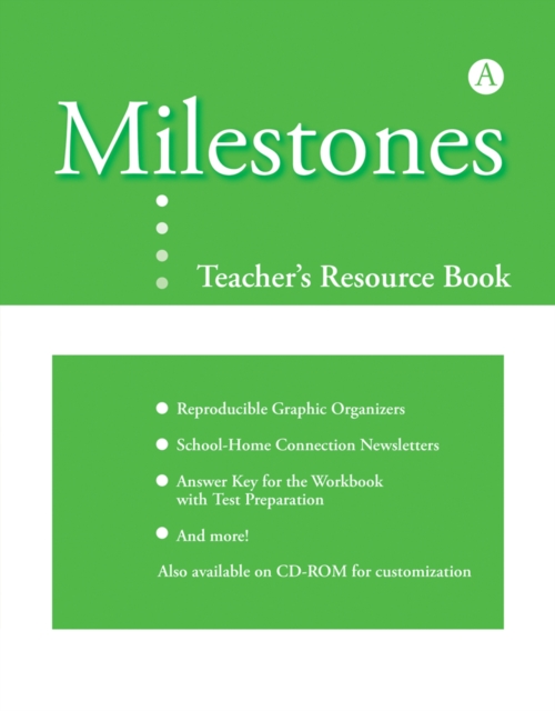 Milestones A: Teacher's Resource Book, Paperback / softback Book