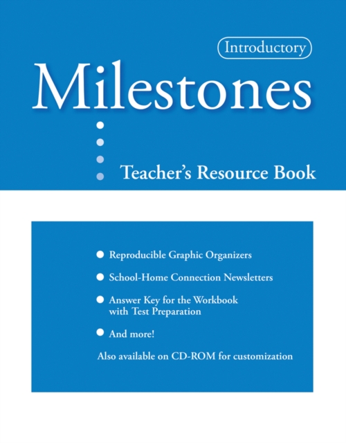 Milestones Intro: Teacher's Resource Book, Paperback / softback Book