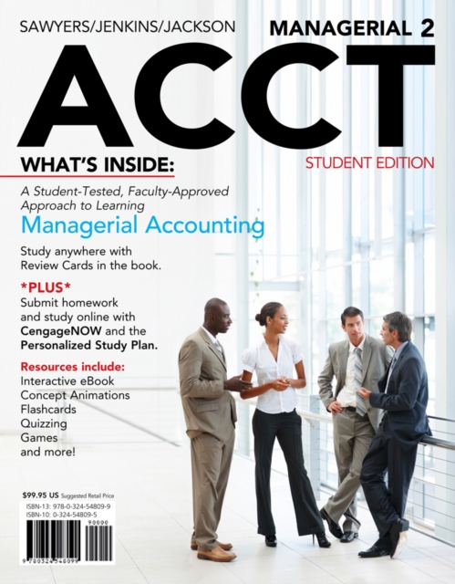 Managerial ACCT2 (with CengageNOW with eBook Printed Access Card), Mixed media product Book