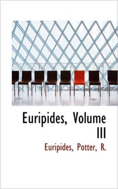 Euripides, Volume III, Paperback / softback Book