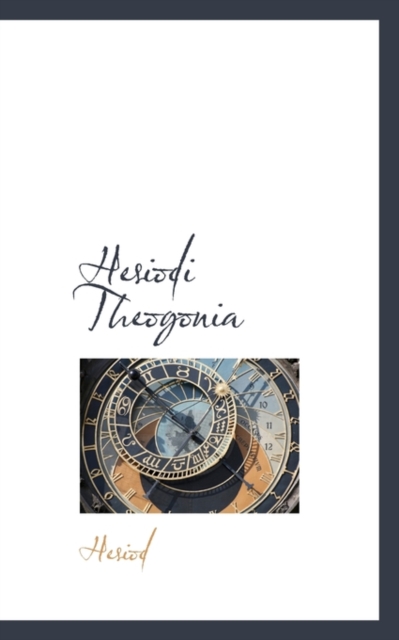 Hesiodi Theogonia, Paperback / softback Book