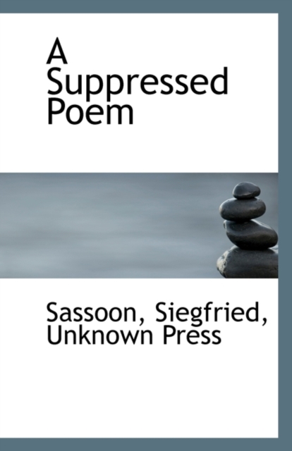 A Suppressed Poem, Paperback / softback Book