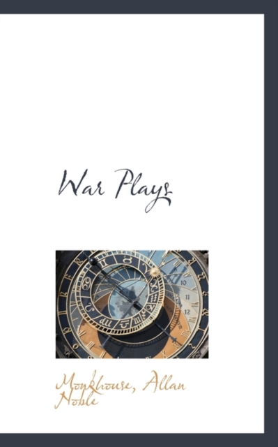 War Plays, Paperback / softback Book