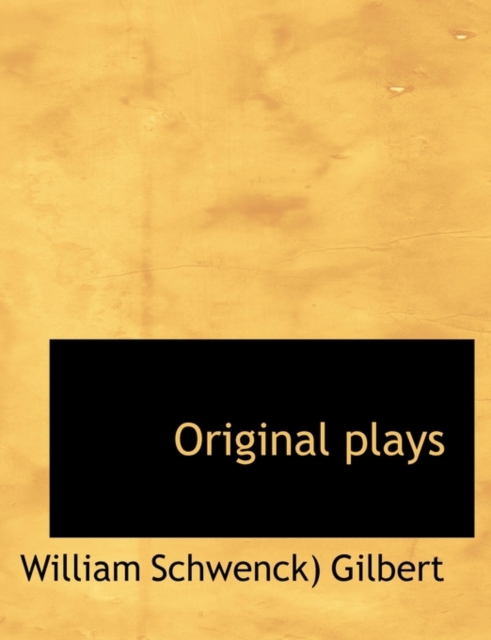 Original Plays, Paperback / softback Book