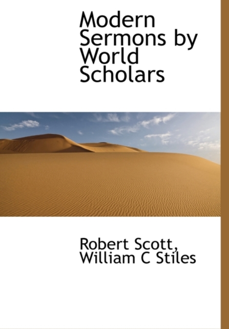 Modern Sermons by World Scholars, Hardback Book