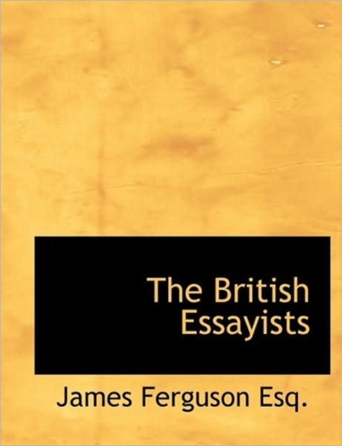 The British Essayists, Hardback Book