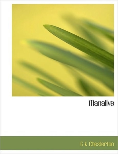 Manalive, Paperback / softback Book