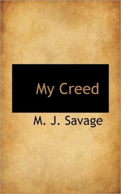 My Creed, Paperback / softback Book