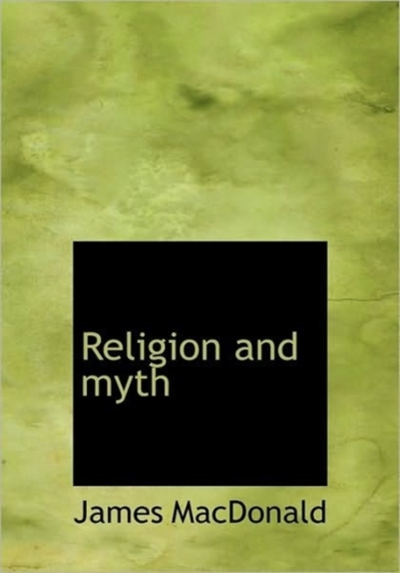 Religion and Myth, Paperback / softback Book