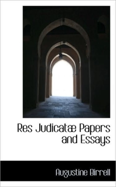 Res Judicat Papers and Essays, Paperback / softback Book