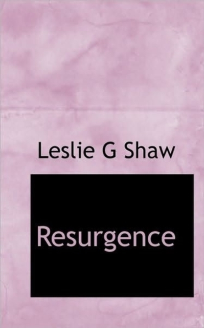 Resurgence, Paperback / softback Book