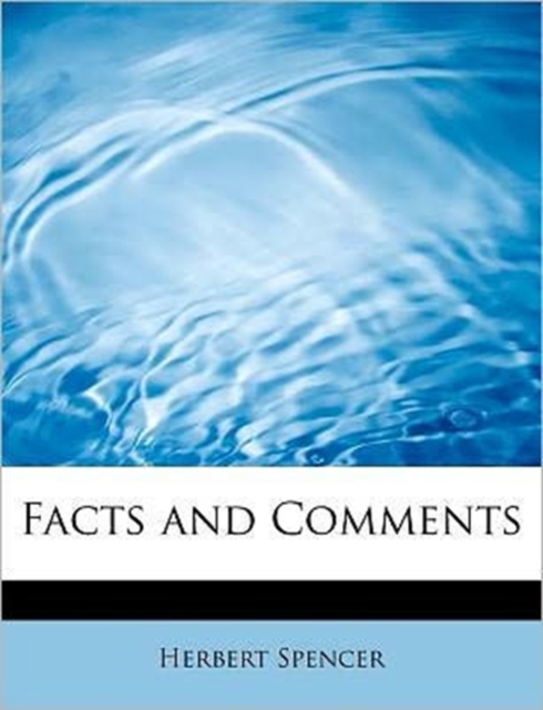 Facts and Comments, Paperback / softback Book