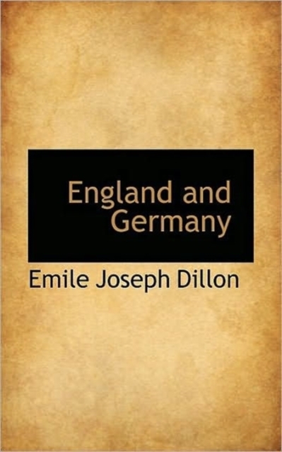 England and Germany, Paperback / softback Book