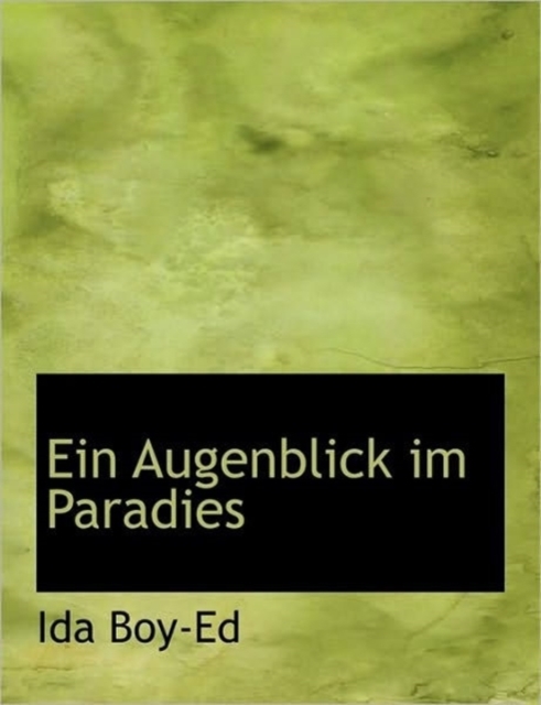 Ein Augenblick Im Paradies, Paperback / softback Book