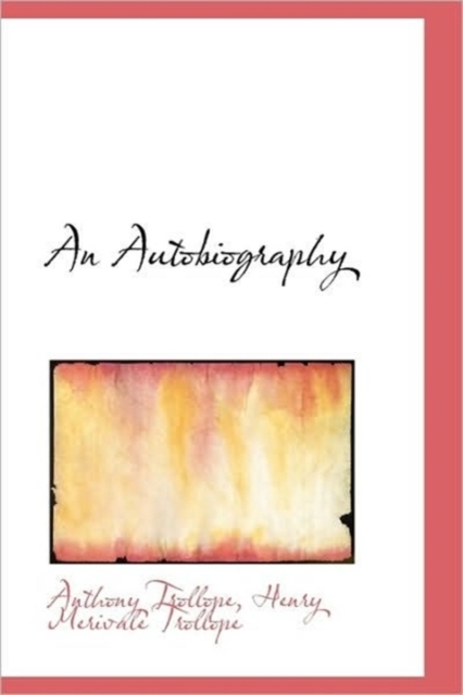 An Autobiography, Hardback Book
