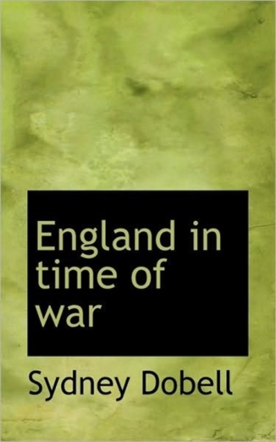 England in Time of War, Paperback / softback Book