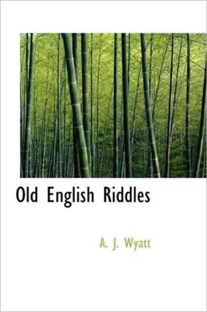 Old English Riddles, Hardback Book
