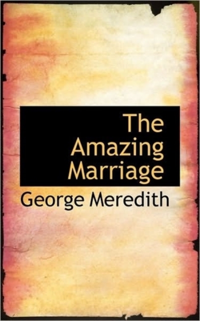 The Amazing Marriage, Paperback / softback Book
