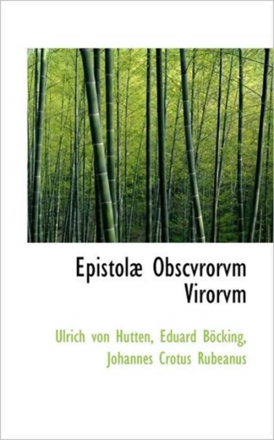 Epistol Obscvrorvm Virorvm, Paperback / softback Book