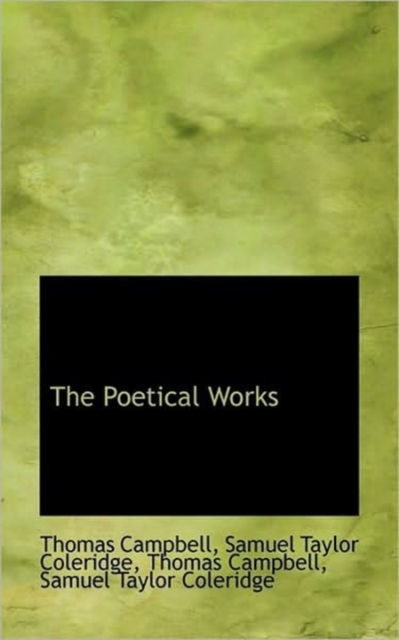 The Poetical Works, Paperback / softback Book