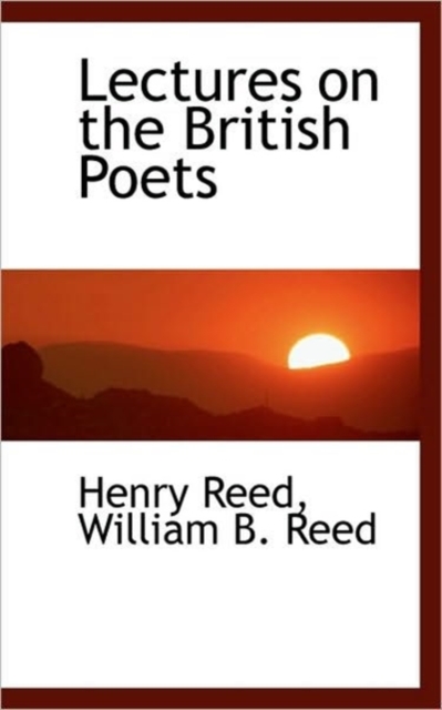 Lectures on the British Poets, Paperback / softback Book