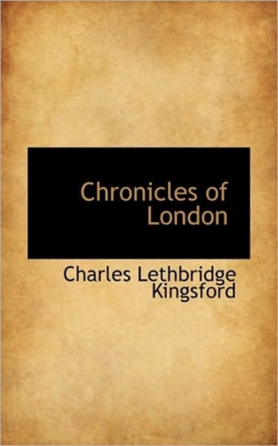 Chronicles of London, Paperback / softback Book