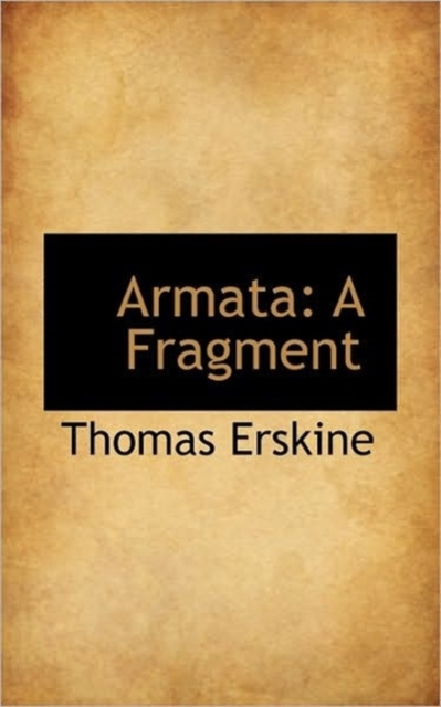 Armata : A Fragment, Hardback Book