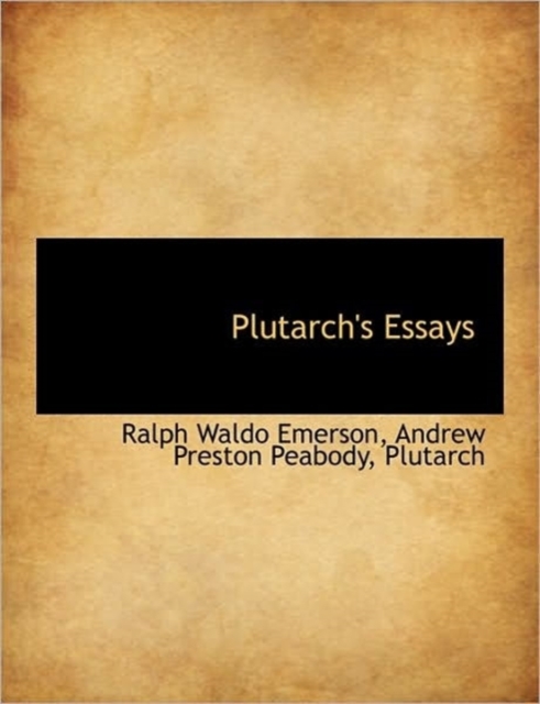 Plutarch's Essays, Hardback Book
