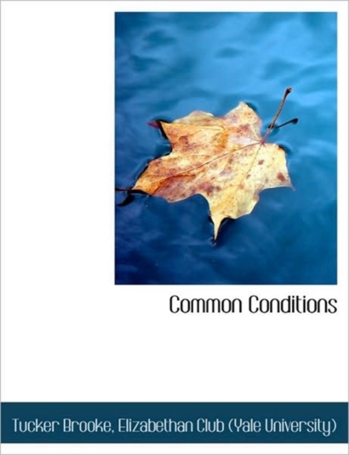 Common Conditions, Hardback Book