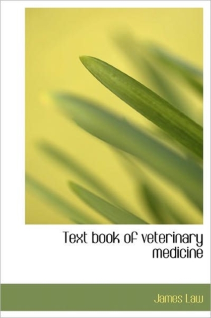 Text Book of Veterinary Medicine, Hardback Book