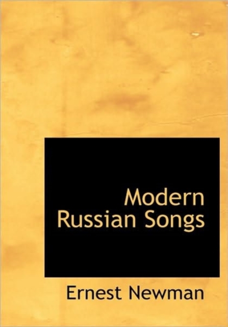 Modern Russian Songs, Hardback Book