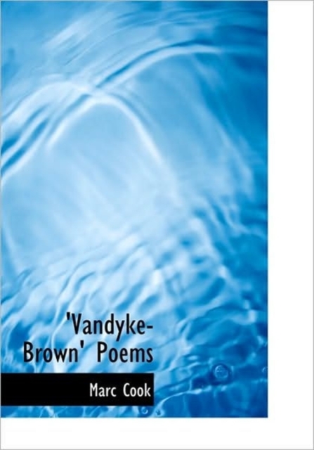 'Vandyke-Brown' Poems, Hardback Book